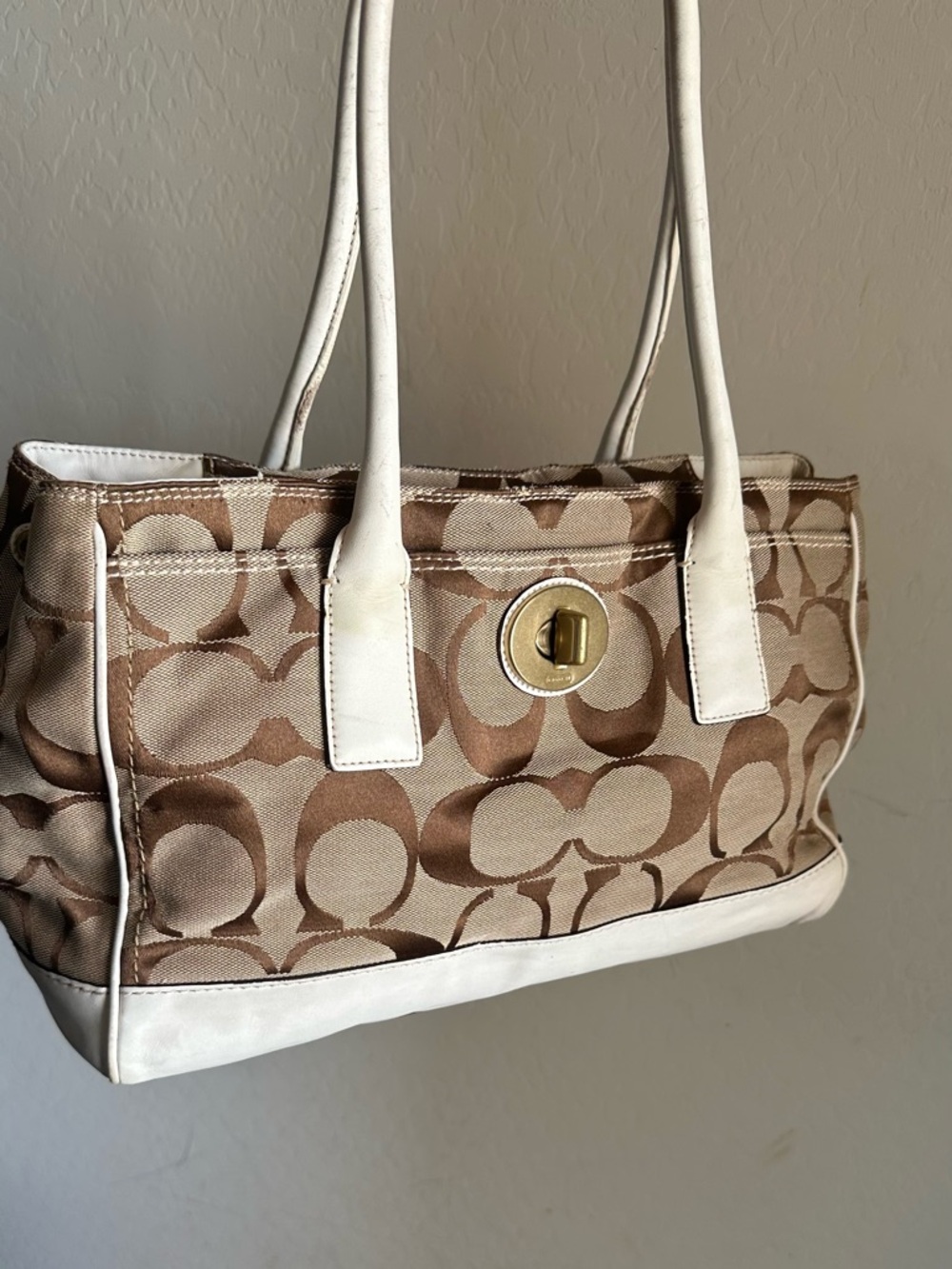 2008 Coach Hampton Madeline Signature Satchel - Vintage - Picture 3 of 12